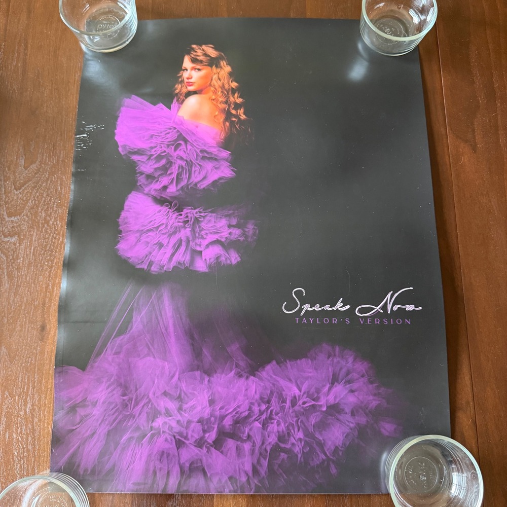 Taylor Swift Speak Now (Taylor's Version) Lithograph Poster Spotify Exclusive